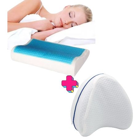 Miniatura 5 de combo almohada gel y almohada pierna
